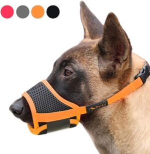 Bozal HEELE para perros – Malla transpirable, anti-mordeduras y ajustable, ideal para paseos y entrenamientos