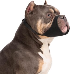 Bozal para Perros Grandes Yoolhamy, Suave y Transpirable, Ideal para Pitbull, Rottweiler, Bulldog y Boxer (Tamaño M)