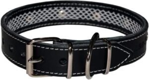 Tuynec Collar Protector para Perros – Collar de Cuero para Proteger Collares Antiparasitarios, Hecho a Mano, Durable y Elegante