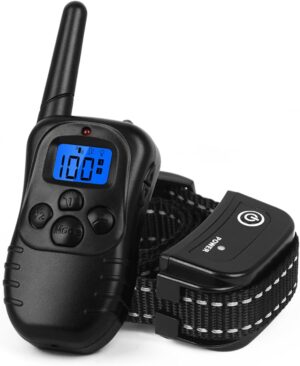 Collar de Adiestramiento Recargable para Perros – Resistente al Agua con Vibración y Sonido, Alcance de 300 Metros