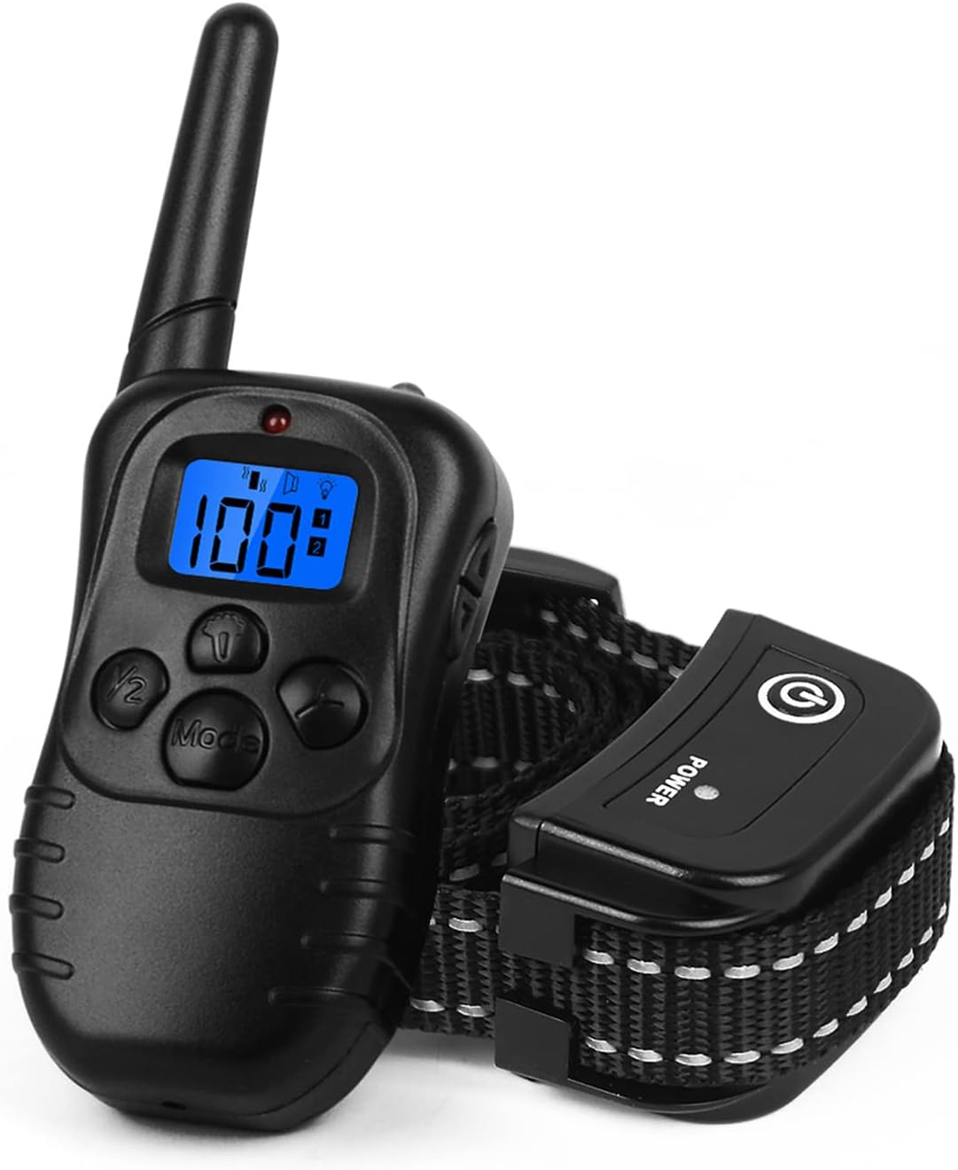 Collar de Adiestramiento Recargable para Perros – Resistente al Agua con Vibración y Sonido, Alcance de 300 Metros