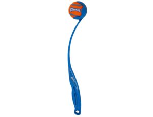 Chuckit! Lanzador de Pelotas para Perros con Pelota de Tenis Mediana, 46 cm de Largo