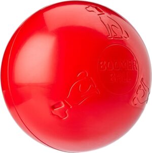 Boomer Ball - Pelota Indestructible para Perros Pequeños, Resistente y Flotante, 110 mm