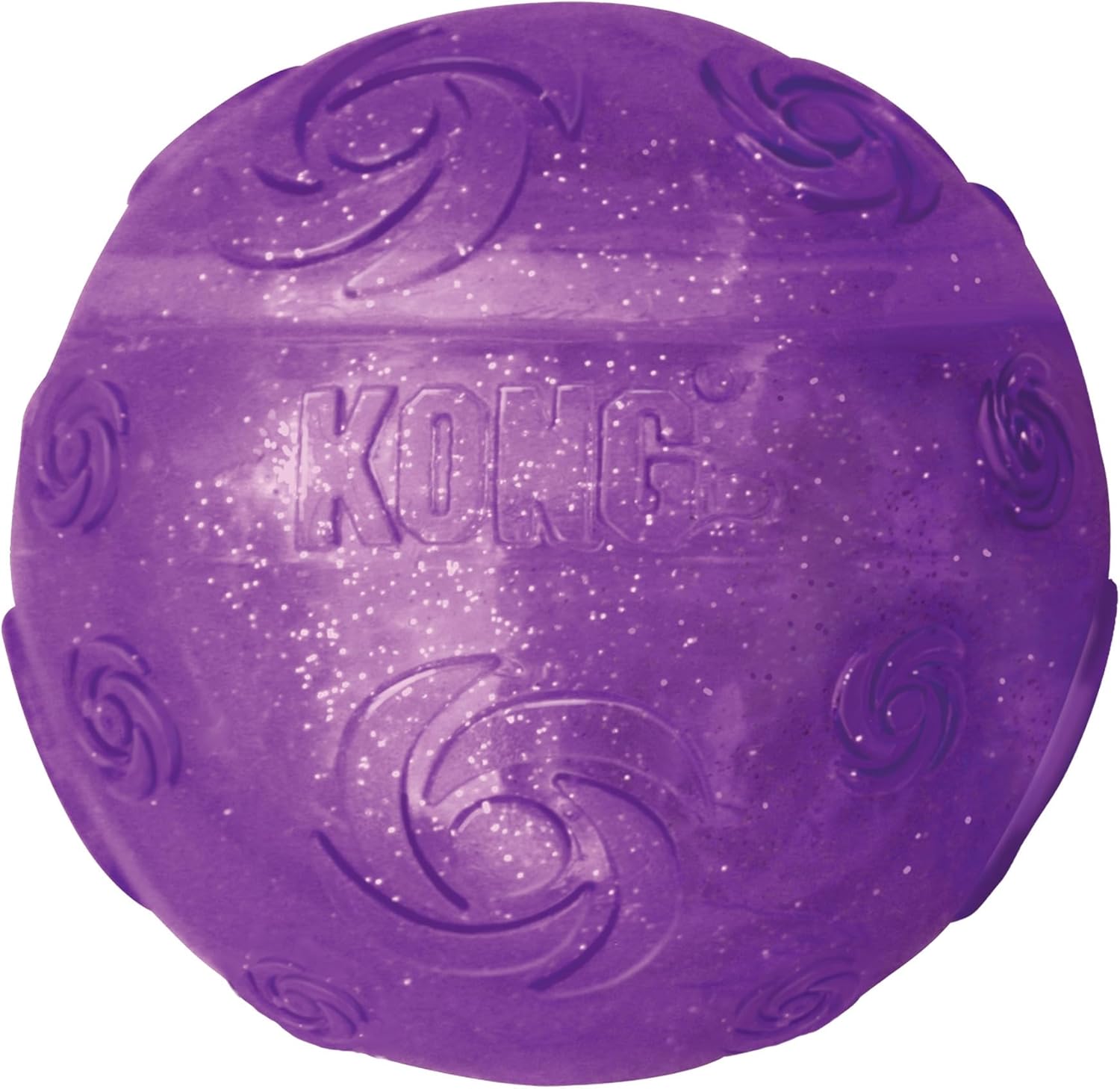 KONG Squeezz Crackle Ball L - Pelota para Perros, Juguete Sonoro y Resistente