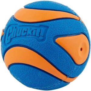 Chuckit! Ultra Squeaker Ball, Pelota Chirriante para Perros Medianos, Compatible con Lanzador