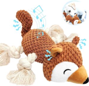 Sqinor Juguete Interactivo y Resistente con Sonido para Perros de Todos los Tamaños