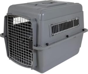 Petmate Transportín Sky Kennel 28 – Gris (71.12x52.07x54.61 cm)
