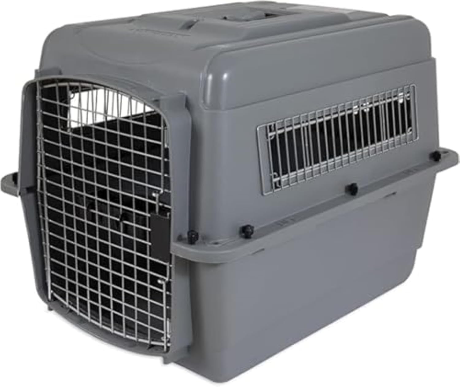Petmate Transportín Sky Kennel 28 – Gris (71.12x52.07x54.61 cm)