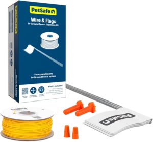 PetSafe Kit de Extensión Valla Antifuga para Perros con Cable y 50 Banderas